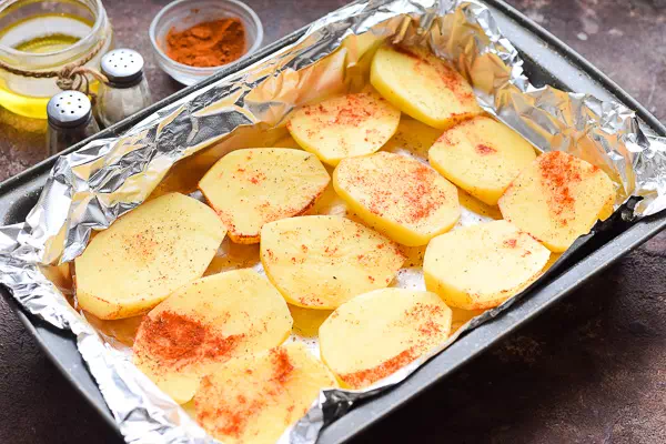 картошка с салом в духовке рецепт фото 4